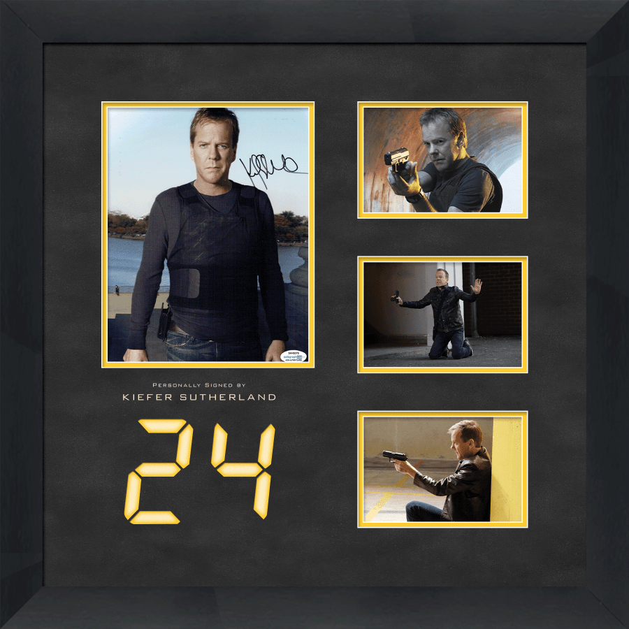 Kiefer Sutherland Photograph Signed Display - Memorabilia Framers Shop